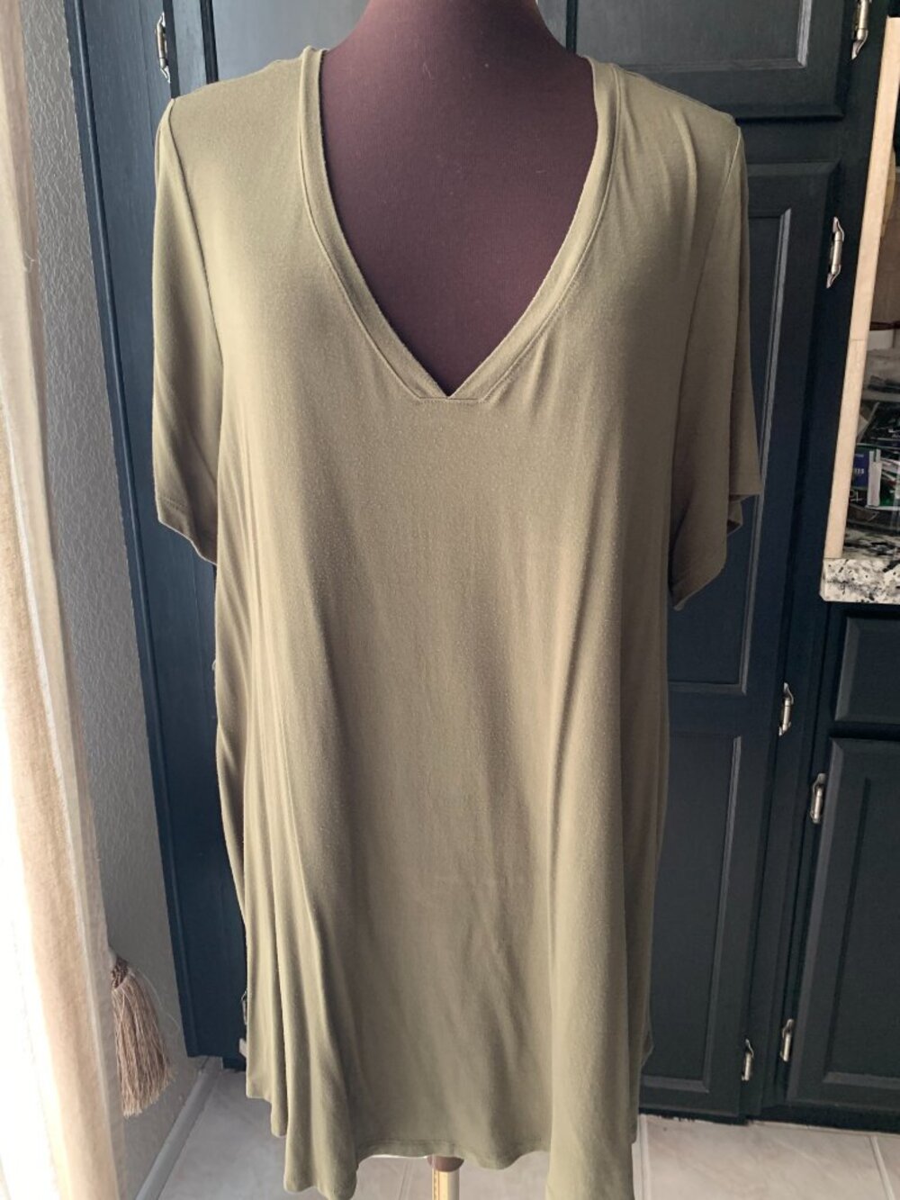 Lane Bryant Swing Tee Olive 18/20